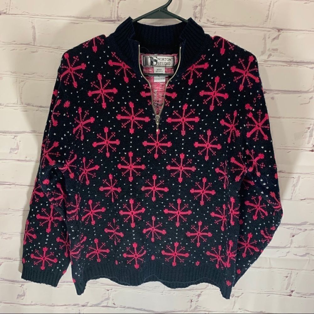 Norton Studio small snowflake sweater